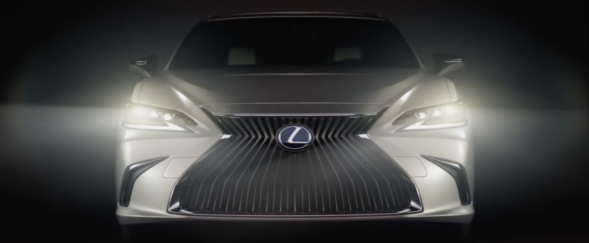 原厂释出官图造势，新一代 2019 Lexus ES 造型提前曝光 66340