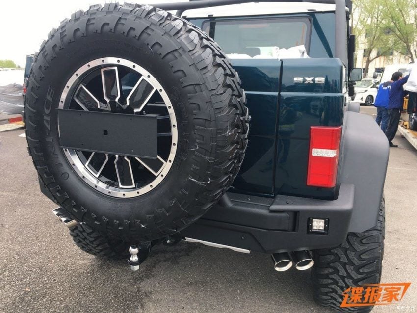 山寨版 AMG G63？北汽 BJ80 6×6 皮卡版, 北京车展亮相 66781