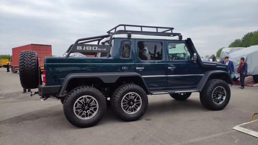 山寨版 AMG G63？北汽 BJ80 6×6 皮卡版, 北京车展亮相 66784