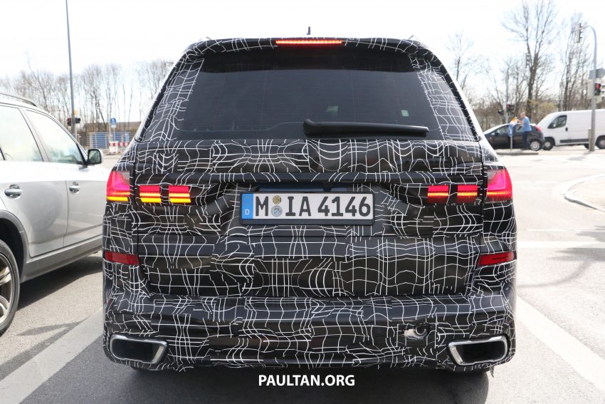 BMW X7 公路外观与内装谍照曝光，新旗舰SUV今年上市 65376