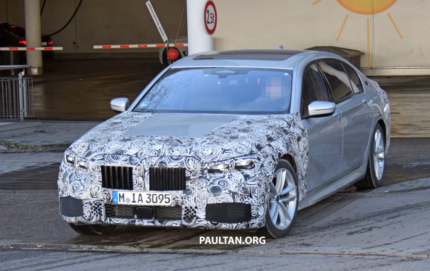 小改款 BMW 7系列欧洲上路测试，今年尾或明年将面世 65432