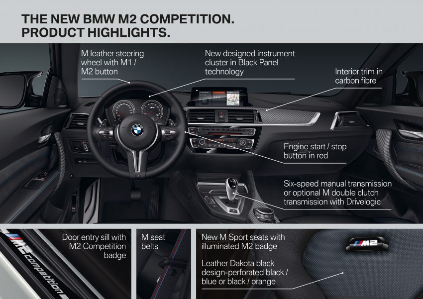 BMW M2 Competition 官图发布，最大马力提升至410匹 66398