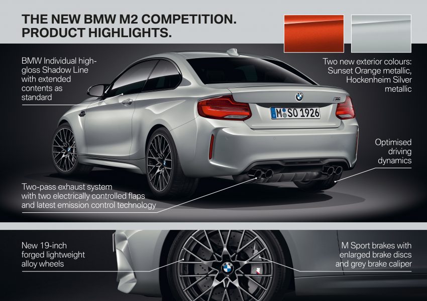 BMW M2 Competition 官图发布，最大马力提升至410匹 66402