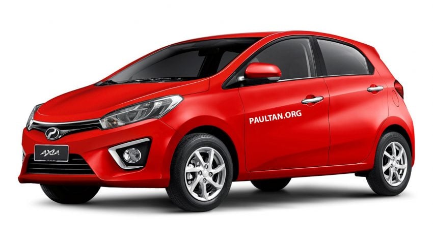 下一代 Perodua Axia 构想图，基于第三代 Myvi 进行修改 65573