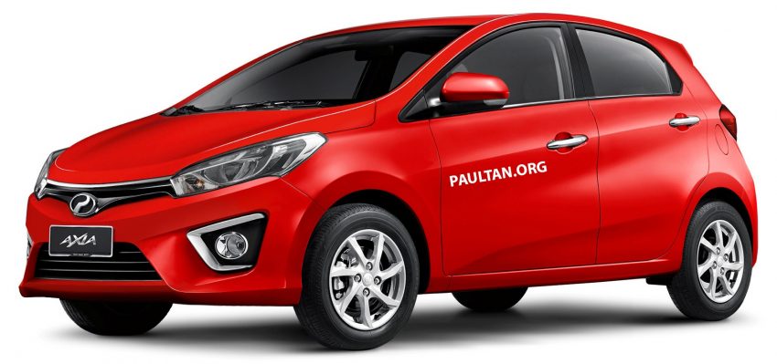 下一代 Perodua Axia 构想图，基于第三代 Myvi 进行修改 65569