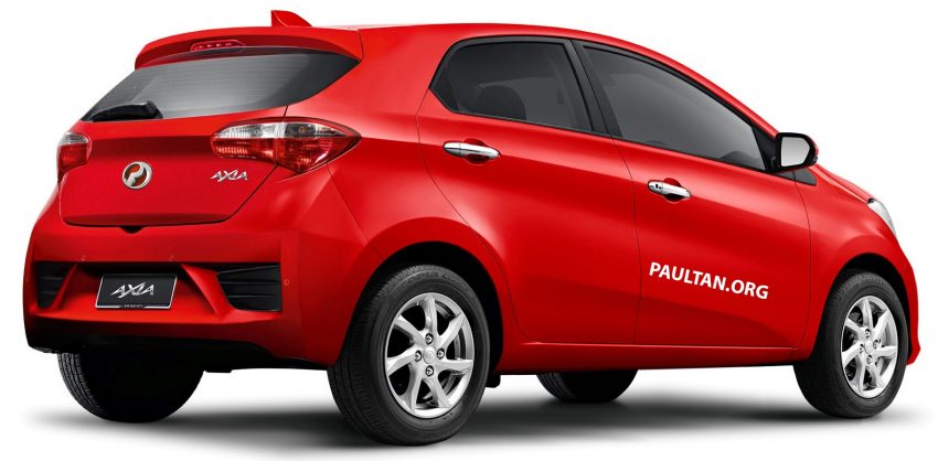 下一代 Perodua Axia 构想图，基于第三代 Myvi 进行修改 65570