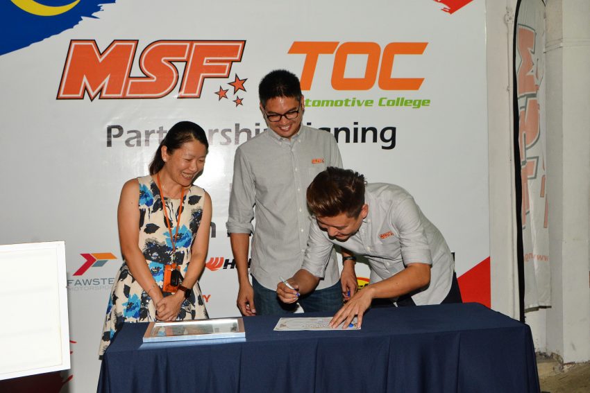 MSF 与 TOC 汽车学院合作，共同推广本地赛车运动项目 69184
