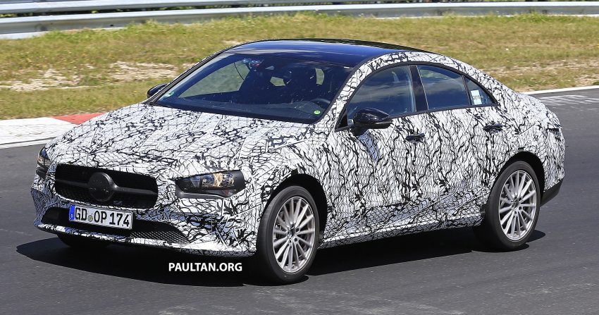全新 Mercedes-Benz CLA 系列现身纽柏林赛道进行测试 71047