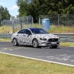 全新 Mercedes-Benz CLA 系列现身纽柏林赛道进行测试