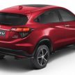 Honda HR-V 泰规小改款发表，新RS版搭载自动煞车系统
