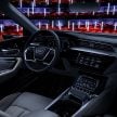 首见量产版电子后视镜，Audi e-tron 纯电动SUV内饰官图
