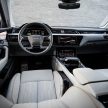 首见量产版电子后视镜，Audi e-tron 纯电动SUV内饰官图