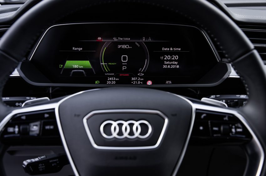 首见量产版电子后视镜，Audi e-tron 纯电动SUV内饰官图 71509