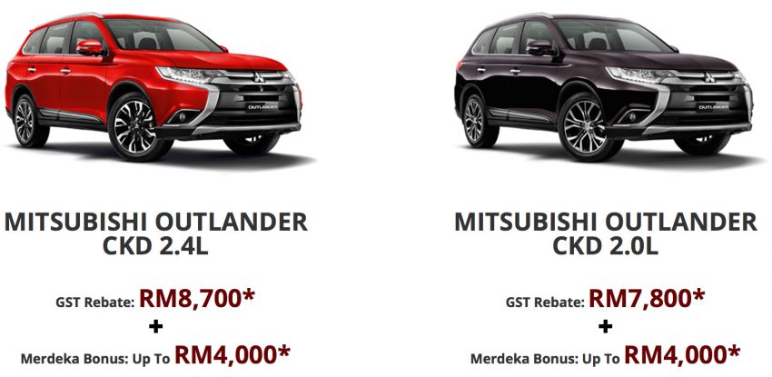 Mitsubishi 举办国庆日双重优惠回扣，最高节省达RM15K 72626