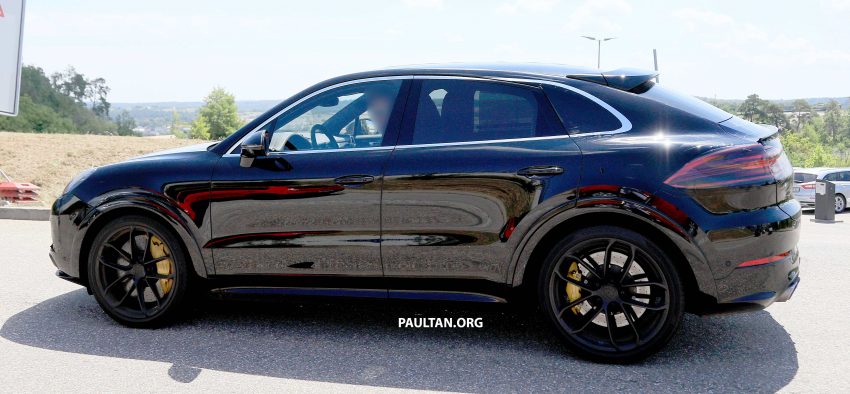 波子加入战围，Porsche Cayenne Coupe 无伪装上路测试 72271