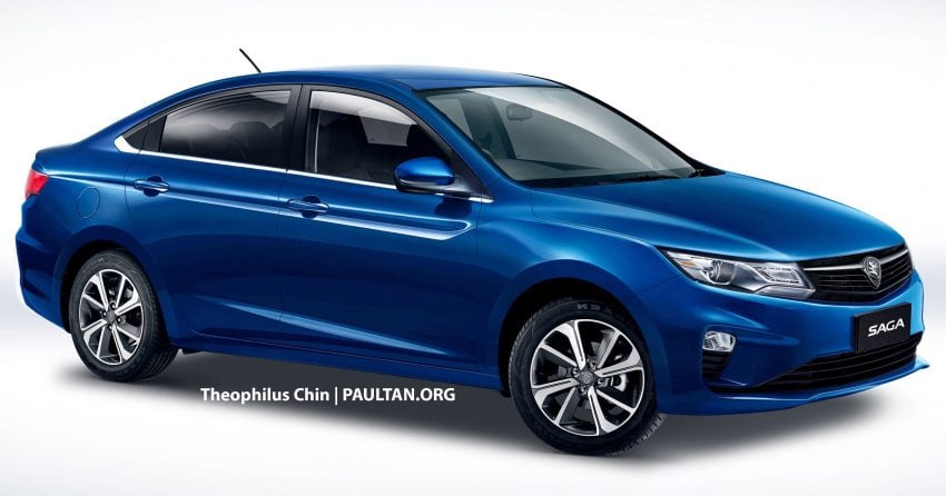 PS达人出手, 全新 Proton Saga 构想图, 基于吉利BMA底盘 73221