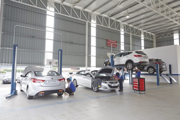 Hyundai 也宣布重开部份保养与维修中心, 只接受预约保养