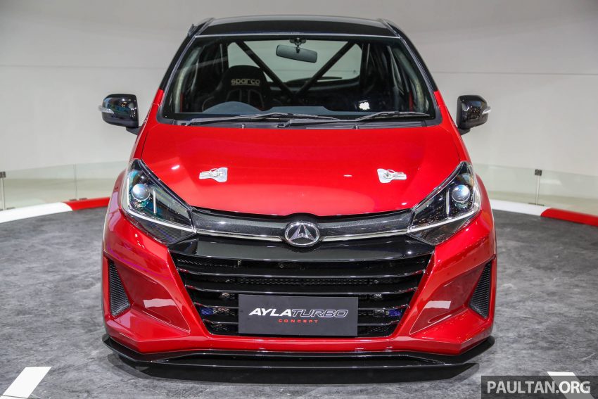200匹马力的 Axia ？Daihatsu Ayla Turbo 现身印尼车展 73651