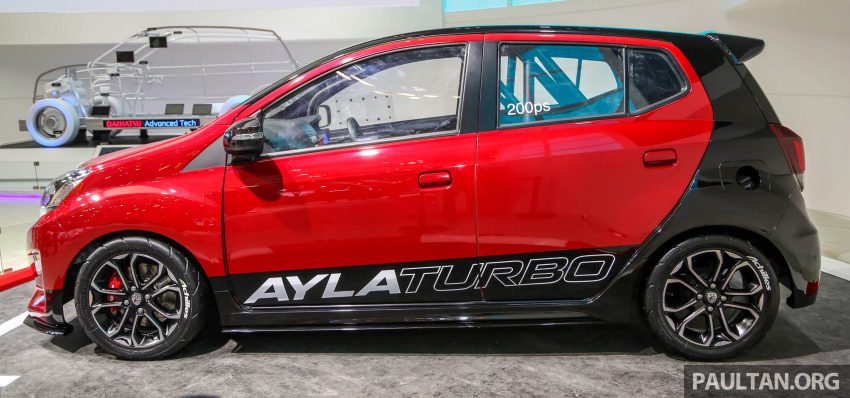 200匹马力的 Axia ？Daihatsu Ayla Turbo 现身印尼车展 73652
