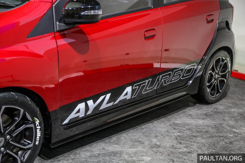 200匹马力的 Axia ？Daihatsu Ayla Turbo 现身印尼车展 73655