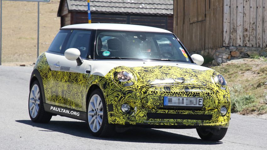 纯电动版 MINI Cooper 欧洲测试被抓拍，明年正式投产 74332