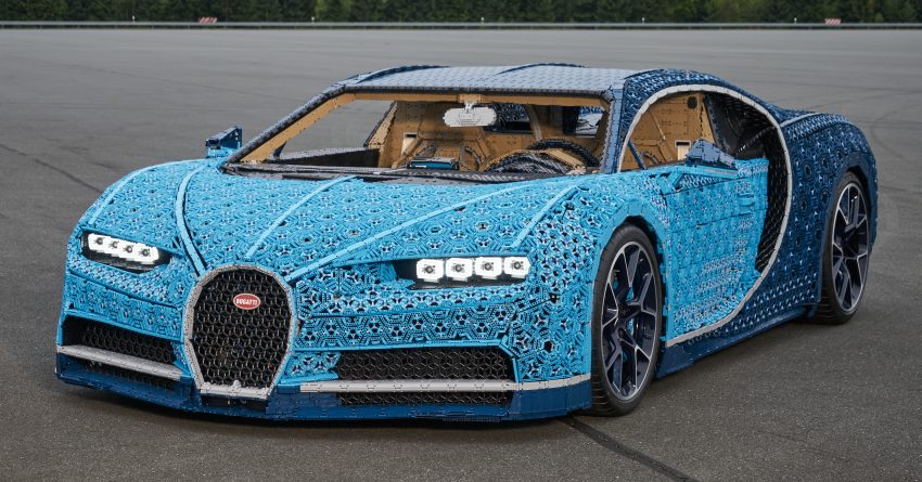 可上路行驶，实车比例 Lego 版 Bugatti Chiron 特别登场 75410
