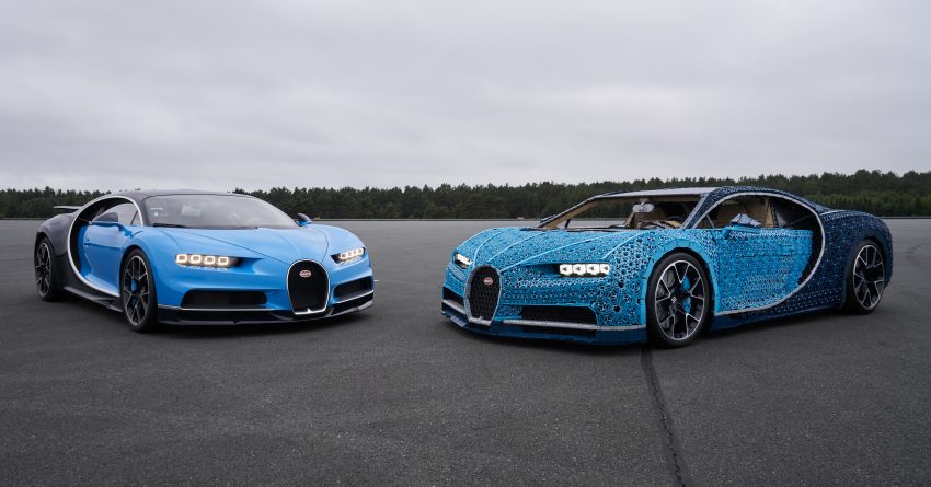 可上路行驶，实车比例 Lego 版 Bugatti Chiron 特别登场 75397