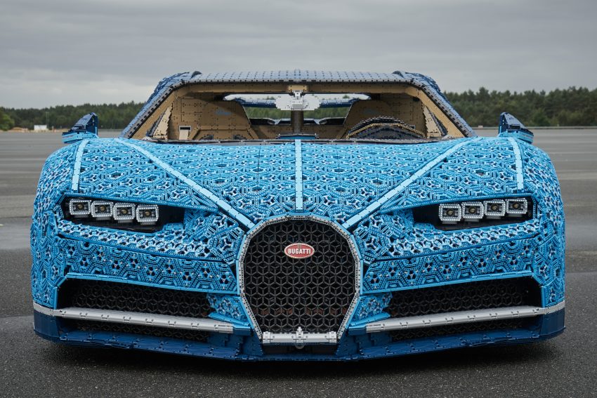 可上路行驶，实车比例 Lego 版 Bugatti Chiron 特别登场 75407