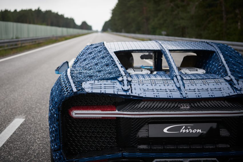可上路行驶，实车比例 Lego 版 Bugatti Chiron 特别登场 75389