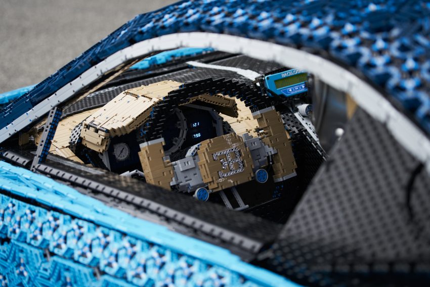 可上路行驶，实车比例 Lego 版 Bugatti Chiron 特别登场 75390