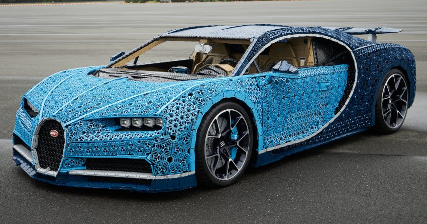 可上路行驶，实车比例 Lego 版 Bugatti Chiron 特别登场 75406