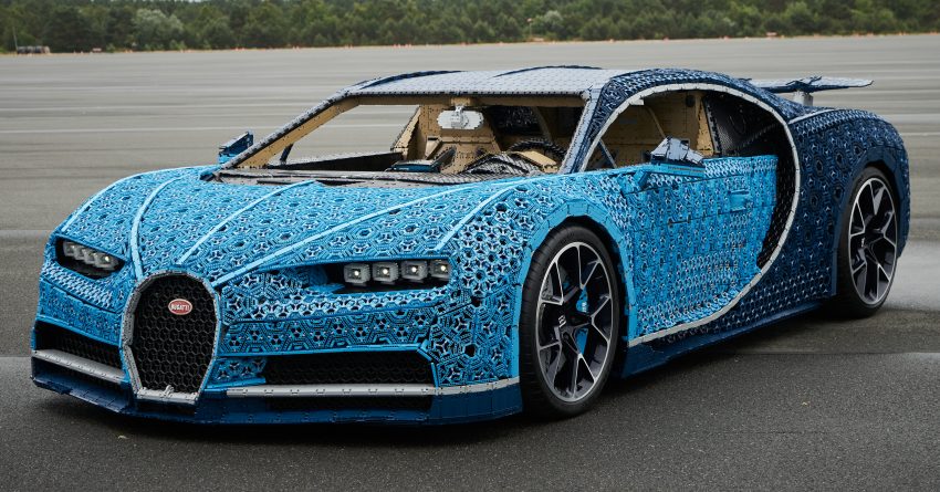 可上路行驶，实车比例 Lego 版 Bugatti Chiron 特别登场 75405