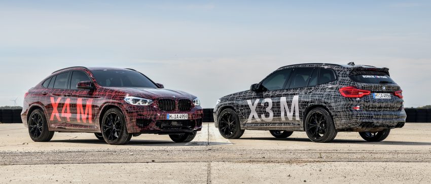 全新 BMW X3 M 与 X4 M 原型车发布，最大马力突破450匹 75813