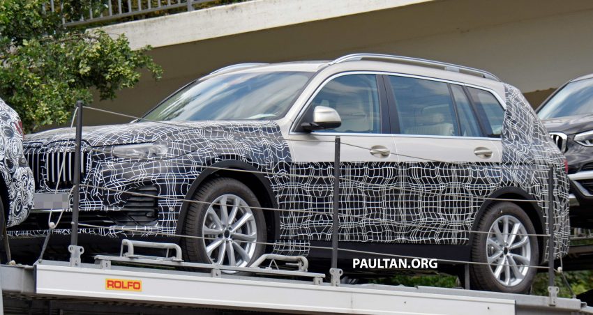 谍照：全新 BMW X7 内装布局曝光，采用2+2+2座椅设定 77154