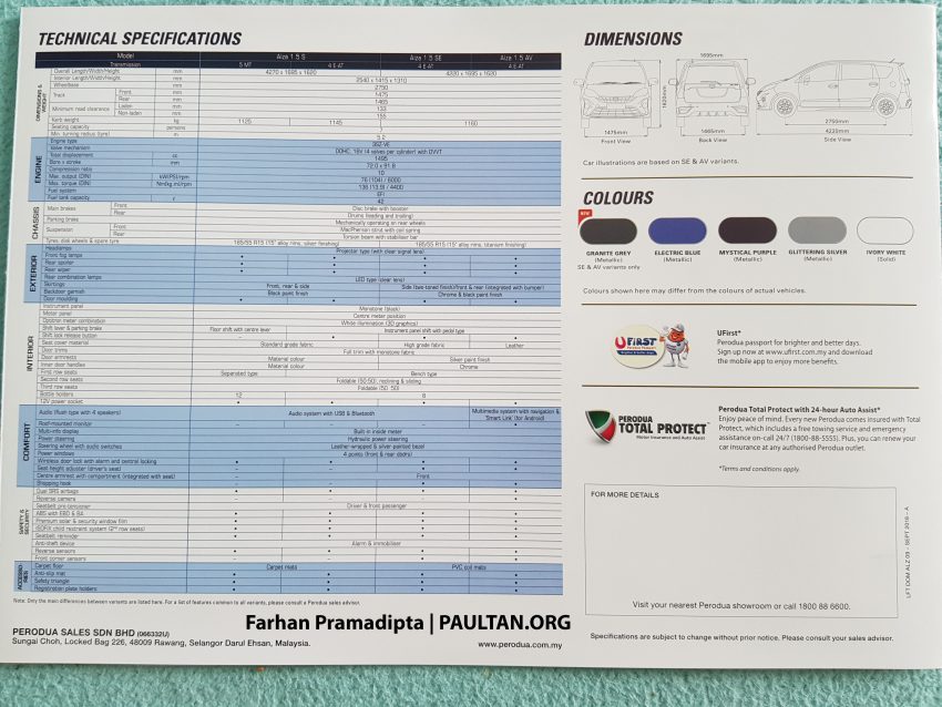 网上曝光宣传册子，小改款 Perodua Alza 细节全部任看 75332