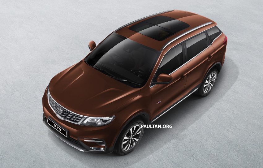 Proton X70 拥有5种车身配色、2种内装皮革颜色供选择 75756