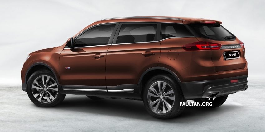 Proton X70 拥有5种车身配色、2种内装皮革颜色供选择 75767