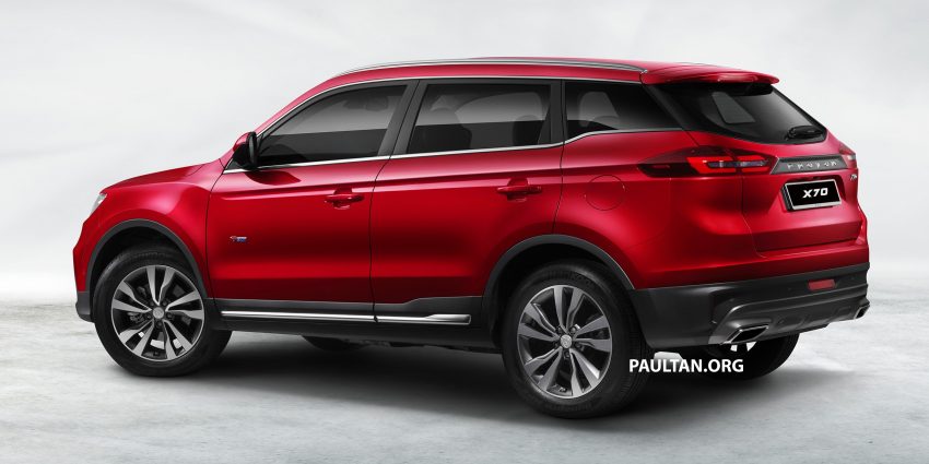 Proton X70 拥有5种车身配色、2种内装皮革颜色供选择 75769