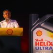 出招对付仿冒品，Shell Malaysia 推介新包装的汽车引擎润滑油，注明专供本地市场使用，可撕开罐装贴纸查询QR码