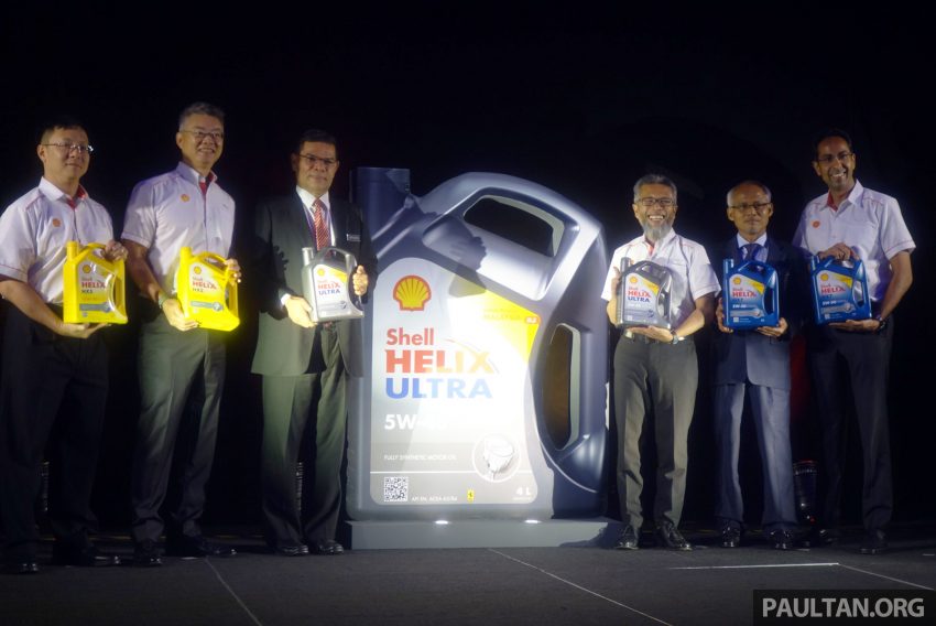 出招对付仿冒品，Shell Malaysia 推介新包装的汽车引擎润滑油，注明专供本地市场使用，可撕开罐装贴纸查询QR码 77051