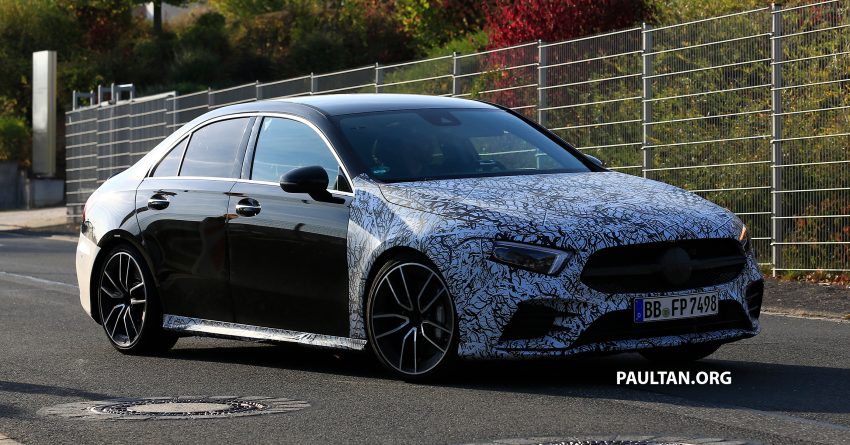 谍照：Mercedes-AMG A35 Sedan 上路测试再一次被捕获 79243