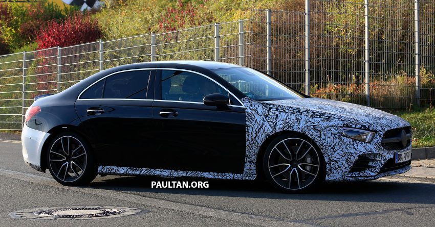 谍照：Mercedes-AMG A35 Sedan 上路测试再一次被捕获 79244
