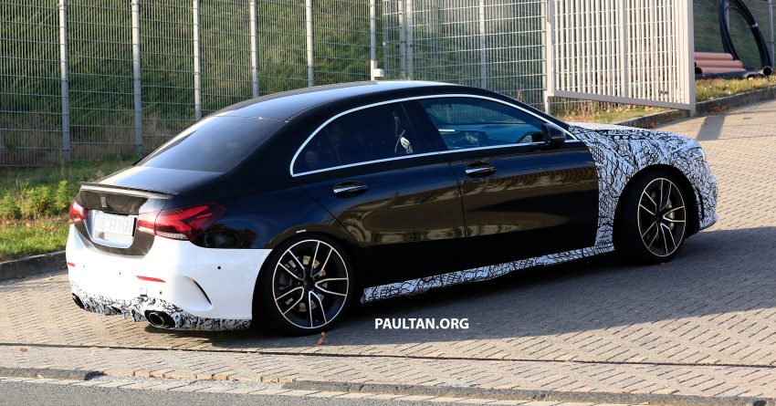 谍照：Mercedes-AMG A35 Sedan 上路测试再一次被捕获 79245