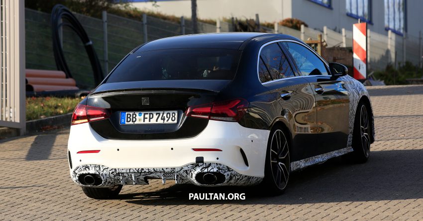 谍照：Mercedes-AMG A35 Sedan 上路测试再一次被捕获 79247