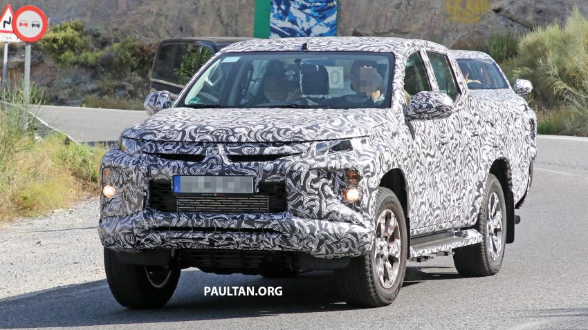 全新 Mitsubishi Triton 11月9日全球首发，泰国谍照曝光 79181