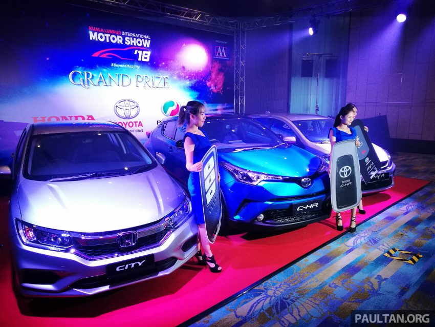 吉隆坡国际车展(KLIMS)停办五年后今年终复办, 购票入场者有机会赢取Toyota C-HR、Honda City或Perodua Myvi 78516