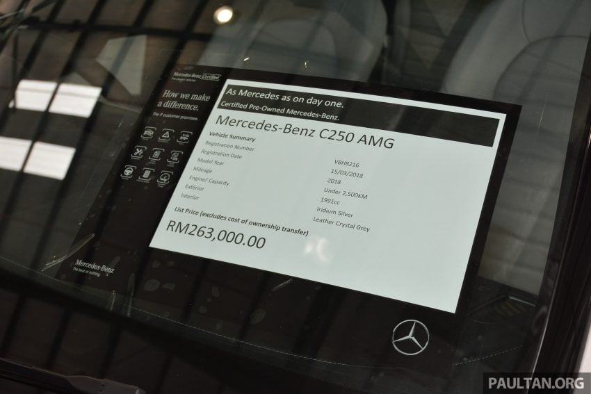 Mercedes-Benz Malaysia 推介官方二手车部门，仅销售卖品质保证的二手宾士，买车后还能享有1年无限里程保固 77347