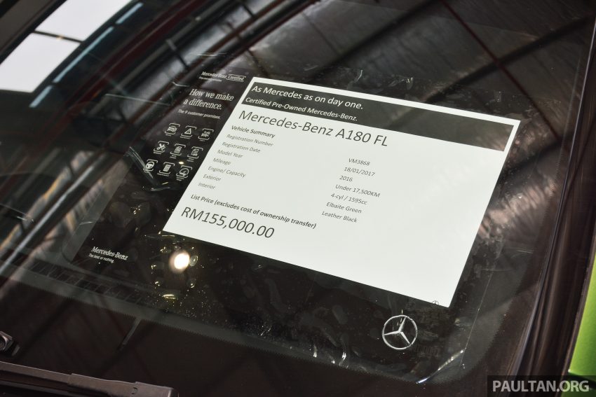 Mercedes-Benz Malaysia 推介官方二手车部门，仅销售卖品质保证的二手宾士，买车后还能享有1年无限里程保固 77360