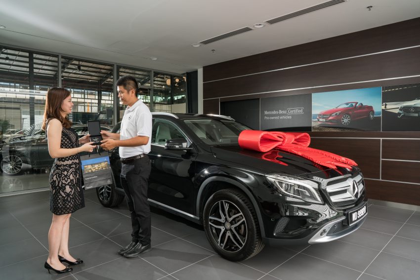 Mercedes-Benz Malaysia 推介官方二手车部门，仅销售卖品质保证的二手宾士，买车后还能享有1年无限里程保固 77373