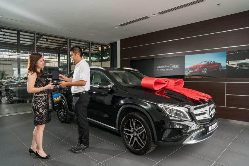 Mercedes-Benz Malaysia 推介官方二手车部门，仅销售卖品质保证的二手宾士，买车后还能享有1年无限里程保固 77376